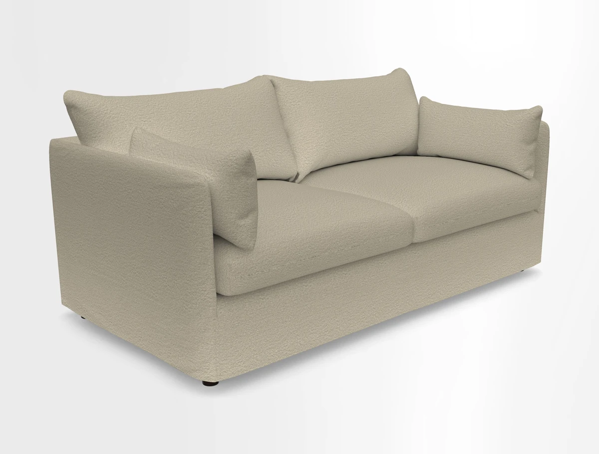 Madehurst 3 Seater Sofa in House Plain Sky. Loose cover option available