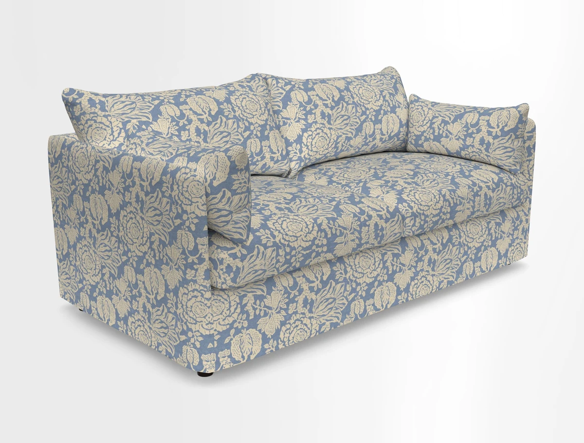 Madehurst 3 Seater Sofa in House Plain Sky. Loose cover option available
