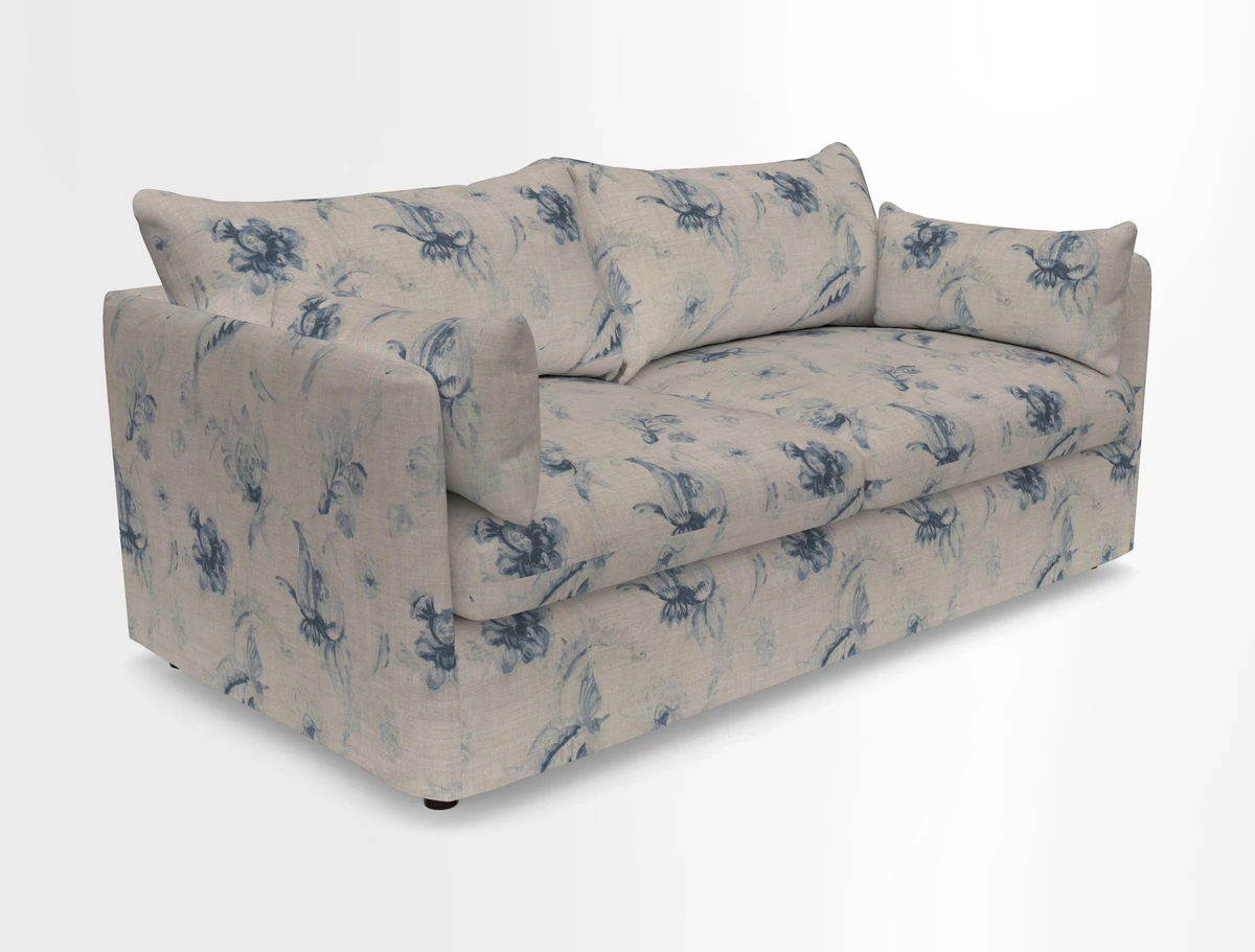 Madehurst 3 Seater Sofa in House Plain Sky. Loose cover option available