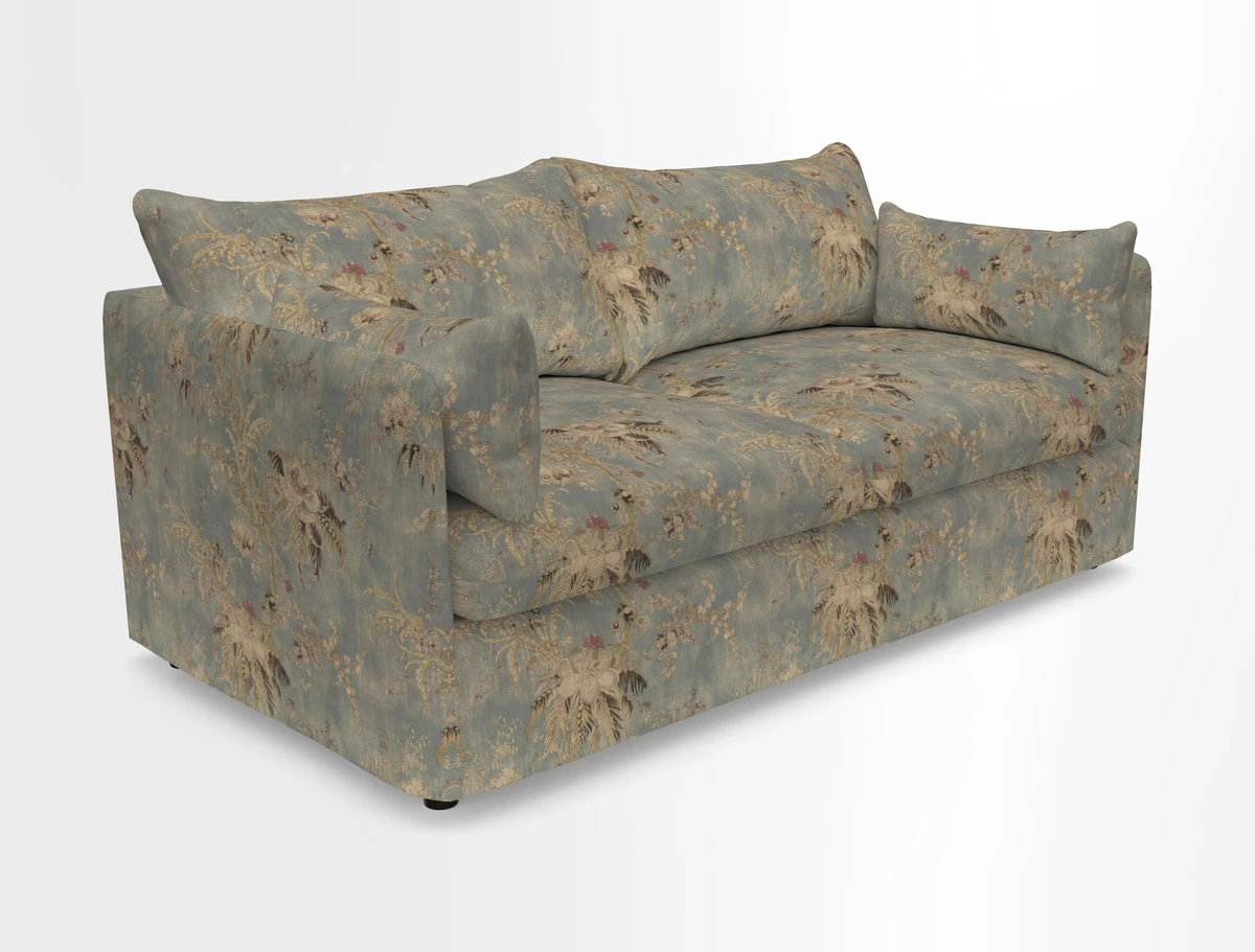 Madehurst 3 Seater Sofa in House Plain Sky. Loose cover option available