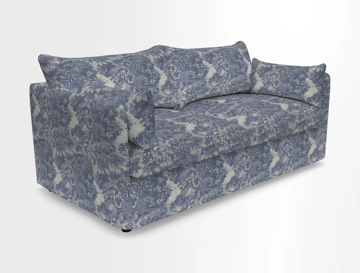 Madehurst 3 Seater Sofa in House Plain Sky. Loose cover option available