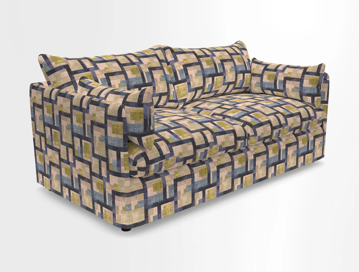 Madehurst 3 Seater Sofa in House Plain Sky. Loose cover option available