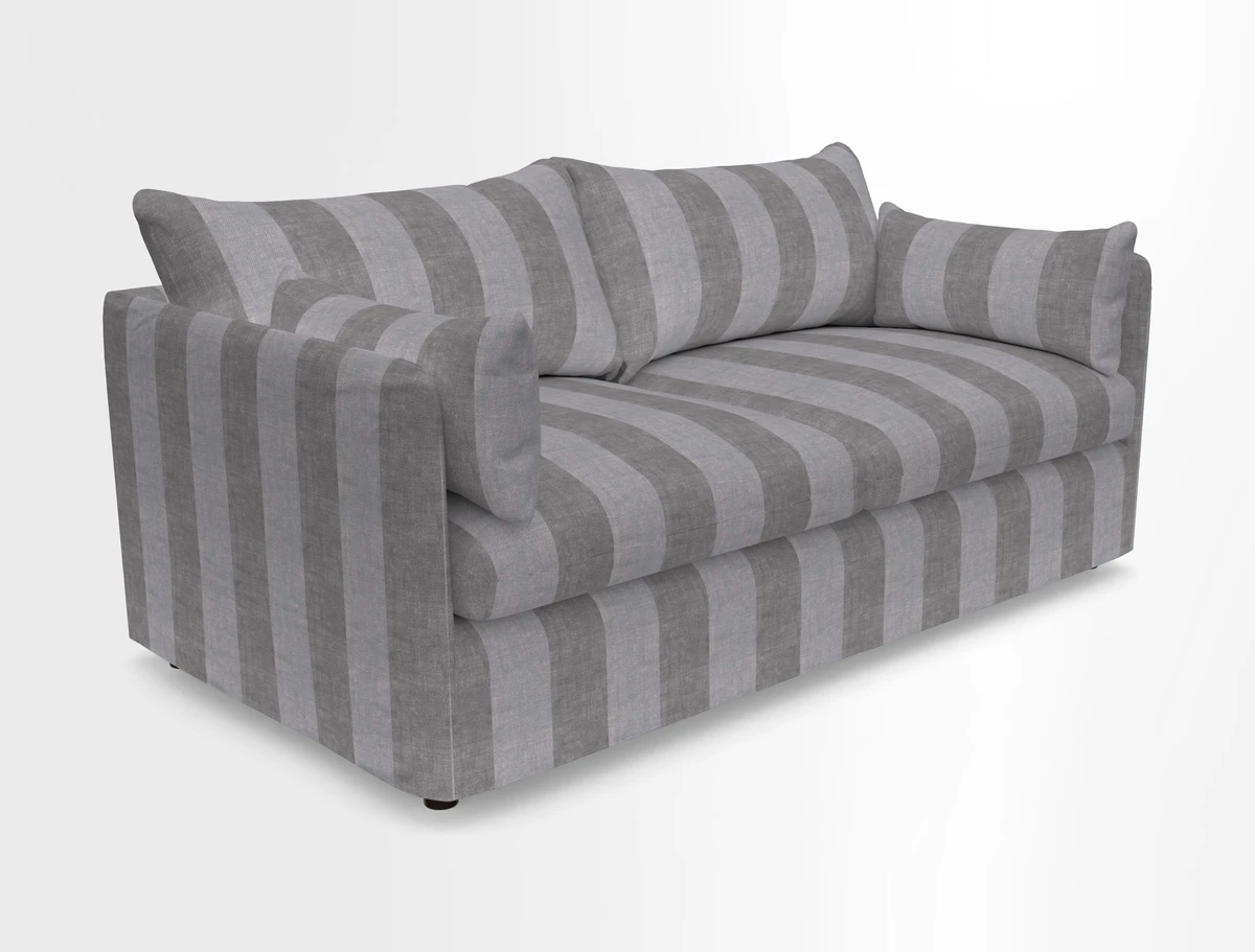 Madehurst 3 Seater Sofa in House Plain Sky. Loose cover option available