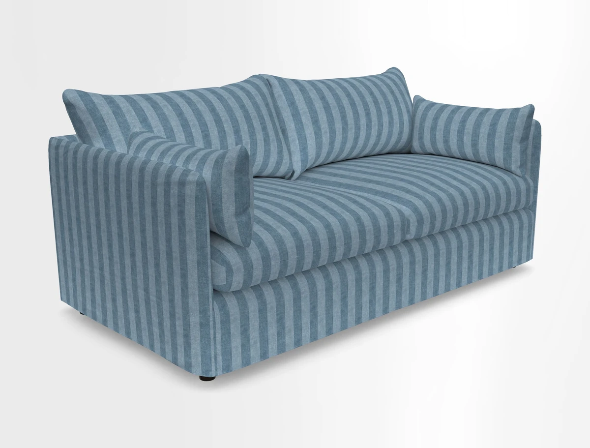 Madehurst 3 Seater Sofa in House Plain Sky. Loose cover option available