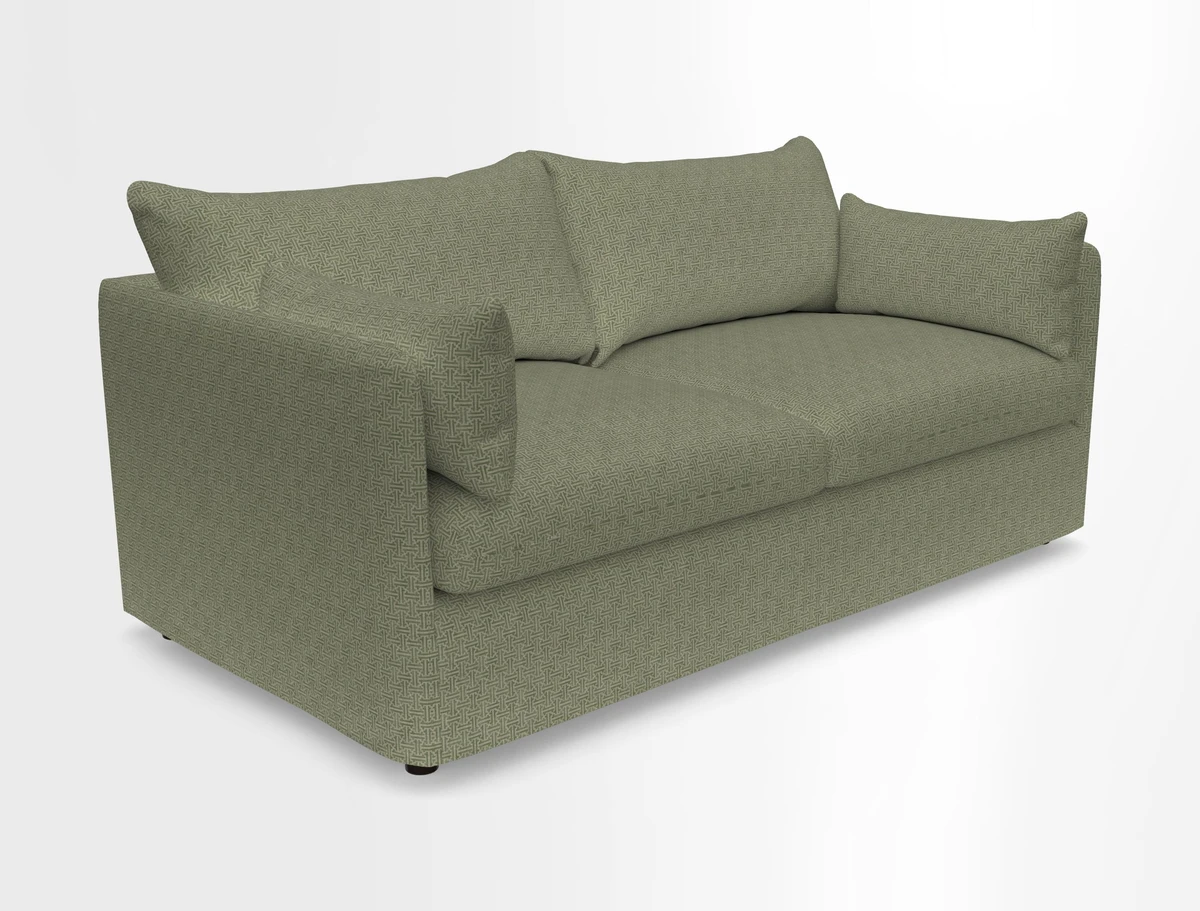 Madehurst 3 Seater Sofa in House Plain Sky. Loose cover option available