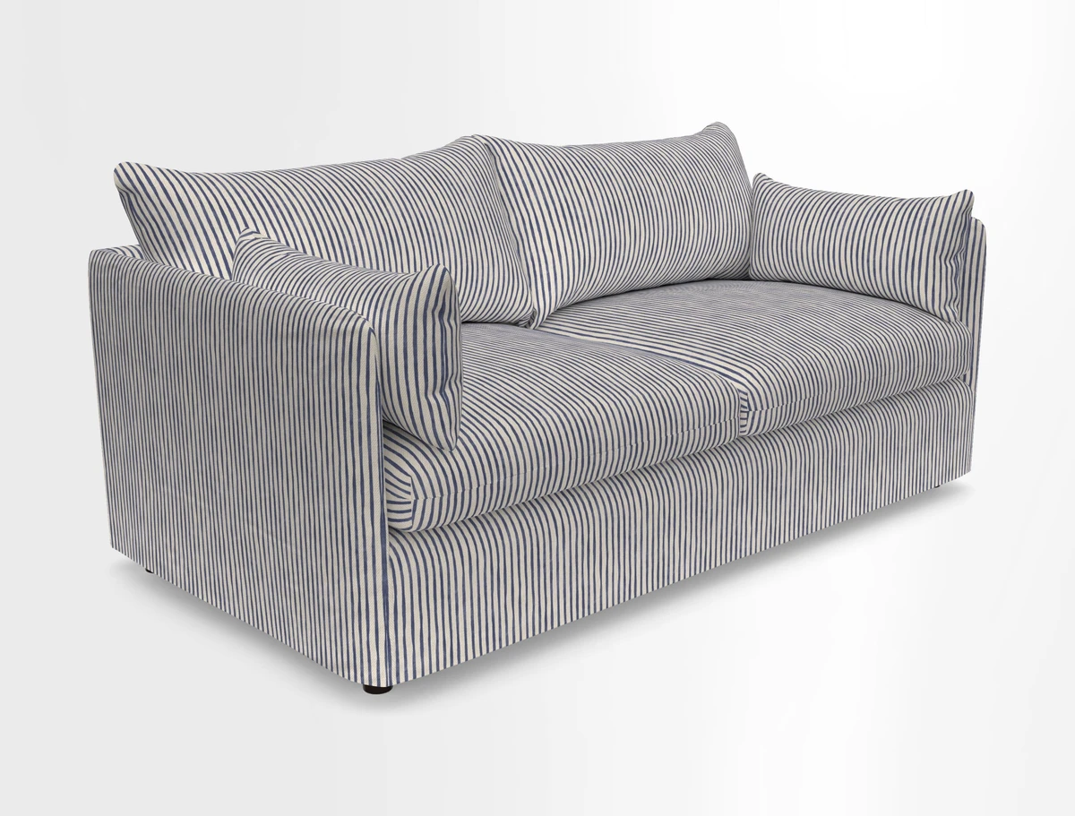 Madehurst 3 Seater Sofa in House Plain Sky. Loose cover option available