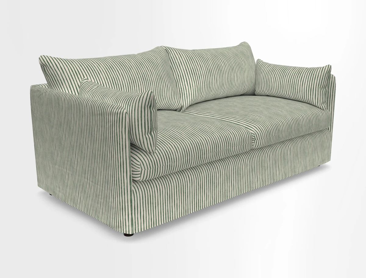 Madehurst 3 Seater Sofa in House Plain Sky. Loose cover option available