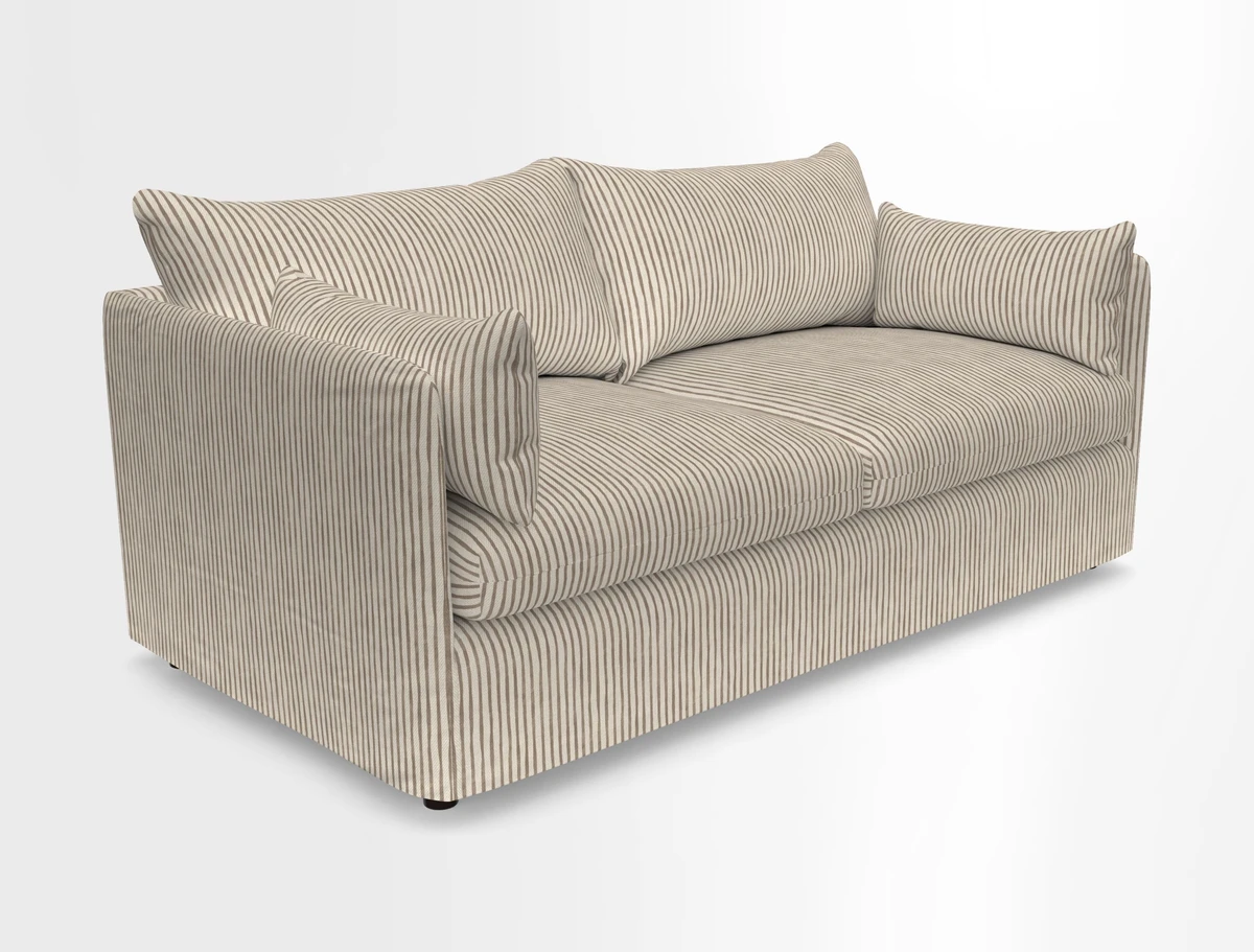 Madehurst 3 Seater Sofa in House Plain Sky. Loose cover option available