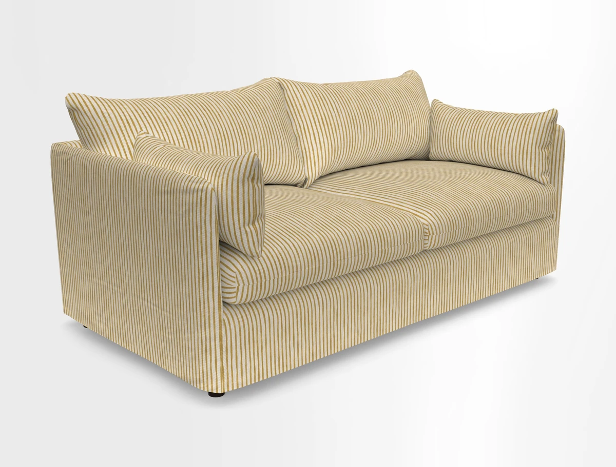 Madehurst 3 Seater Sofa in House Plain Sky. Loose cover option available