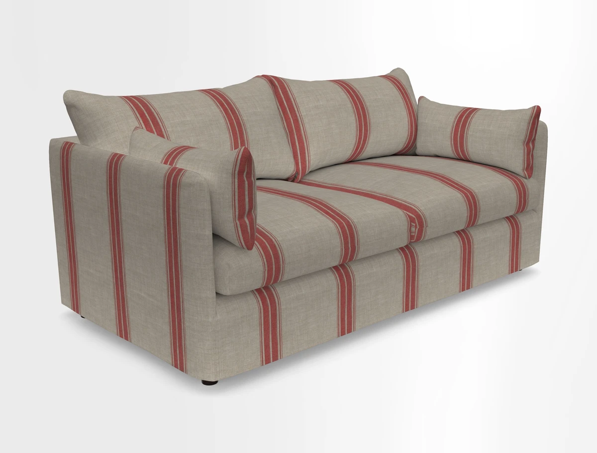 Madehurst 3 Seater Sofa in House Plain Sky. Loose cover option available