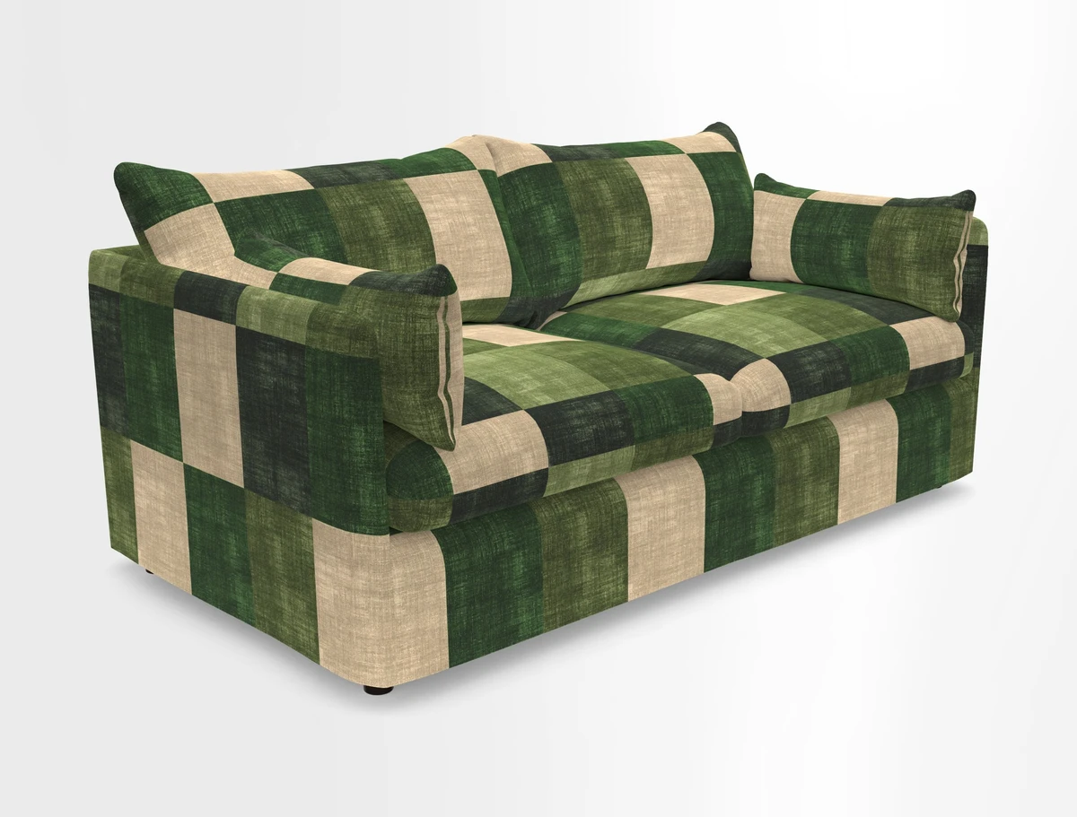 Madehurst 3 Seater Sofa in House Plain Sky. Loose cover option available