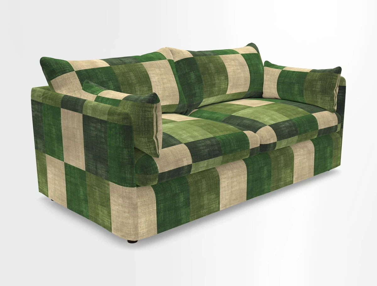 Madehurst 3 Seater Sofa in House Plain Sky. Loose cover option available