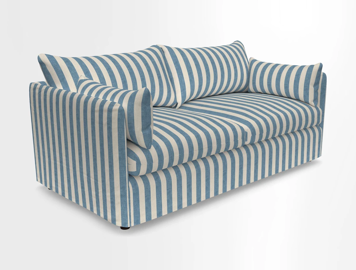 Madehurst 3 Seater Sofa in House Plain Sky. Loose cover option available
