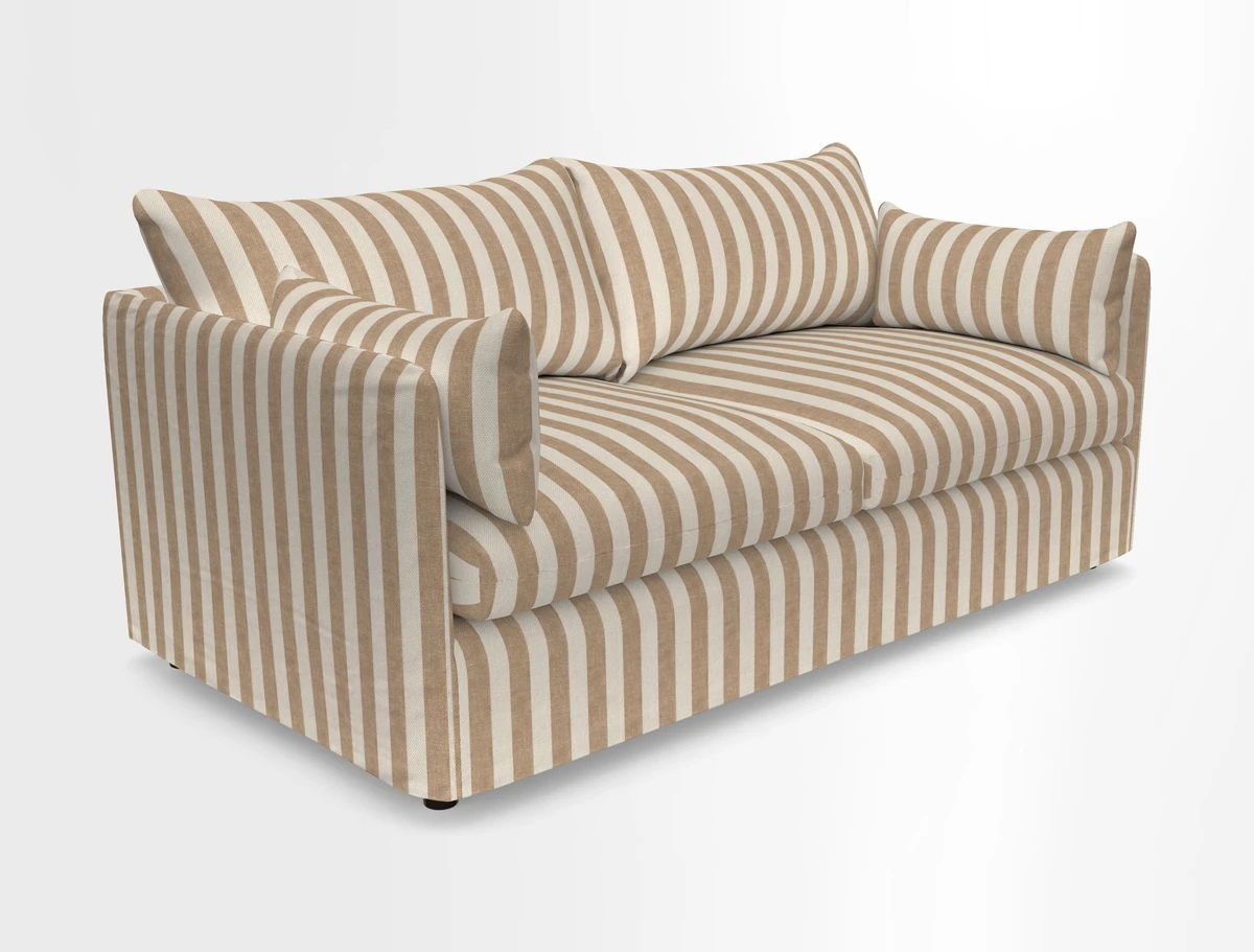Madehurst 3 Seater Sofa in House Plain Sky. Loose cover option available