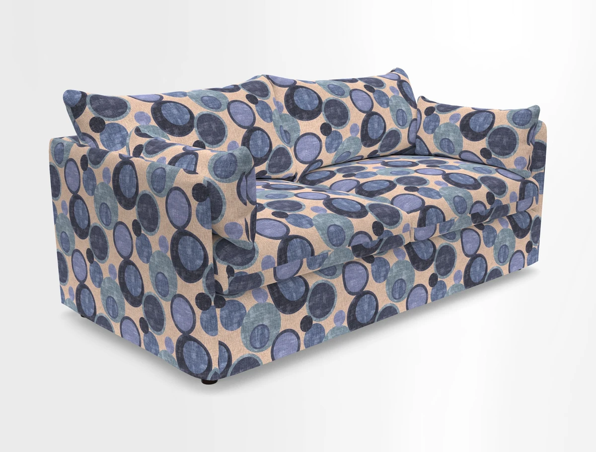 Madehurst 3 Seater Sofa in House Plain Sky. Loose cover option available