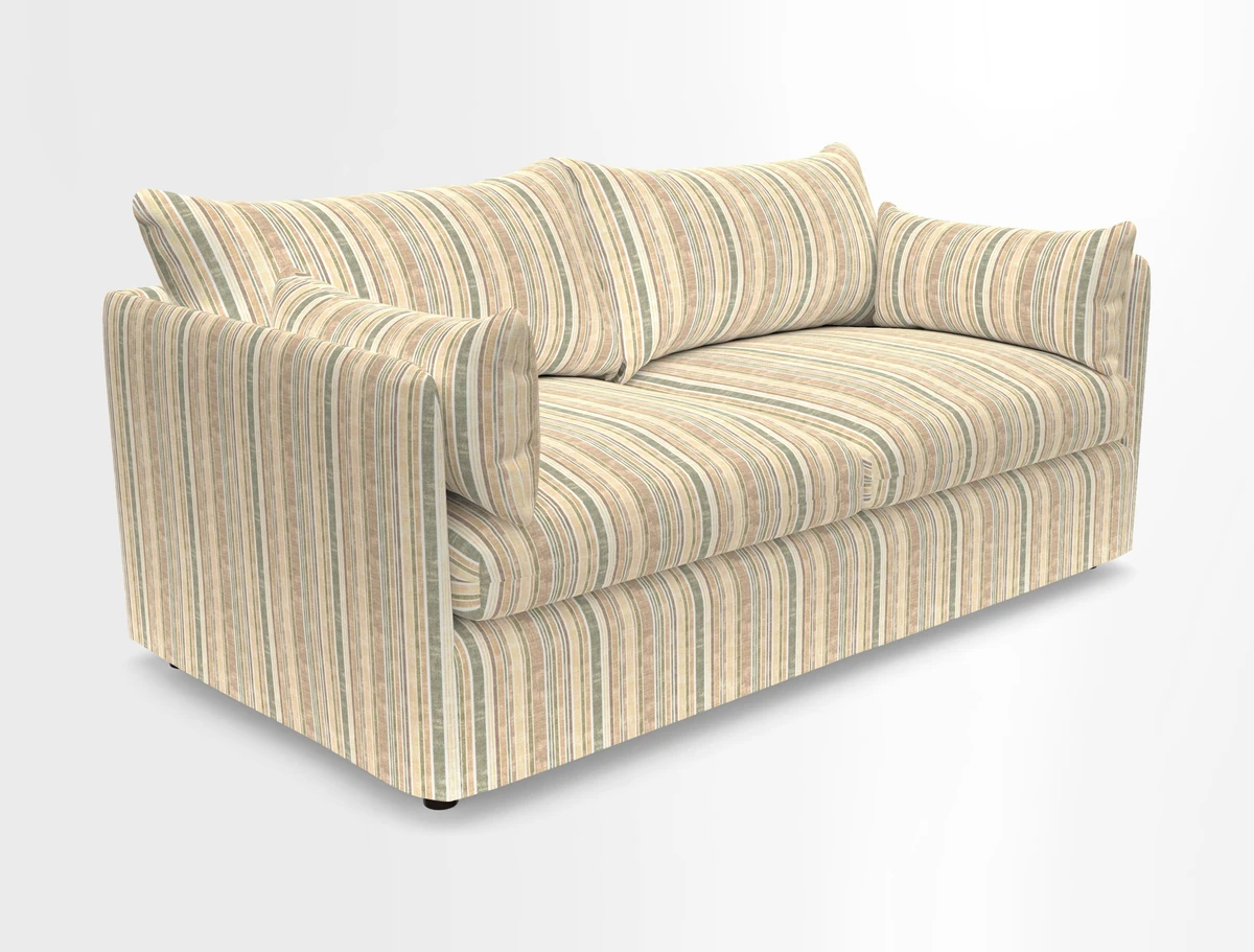 Madehurst 3 Seater Sofa in House Plain Sky. Loose cover option available