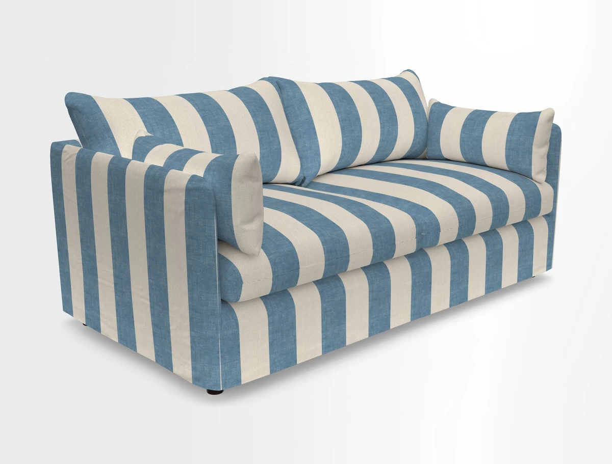 Madehurst 3 Seater Sofa in House Plain Sky. Loose cover option available