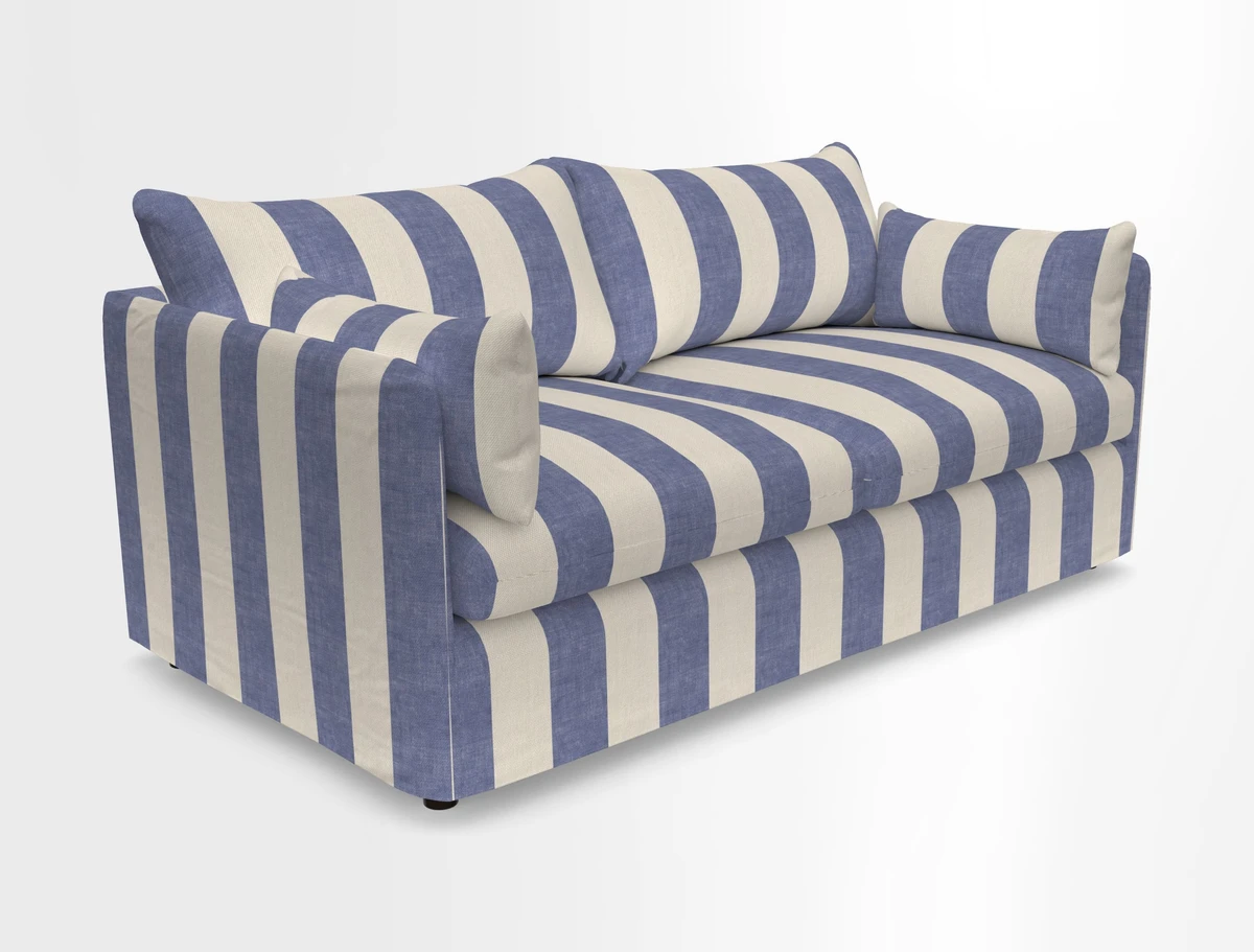 Madehurst 3 Seater Sofa in House Plain Sky. Loose cover option available