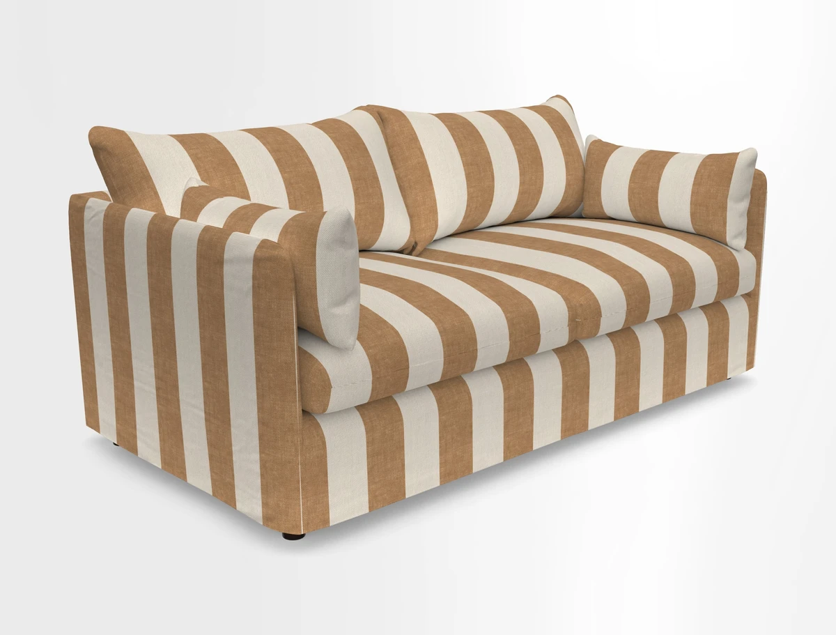 Madehurst 3 Seater Sofa in House Plain Sky. Loose cover option available