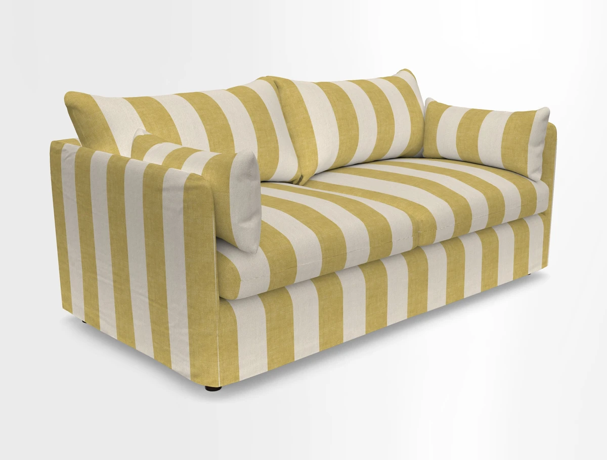 Madehurst 3 Seater Sofa in House Plain Sky. Loose cover option available