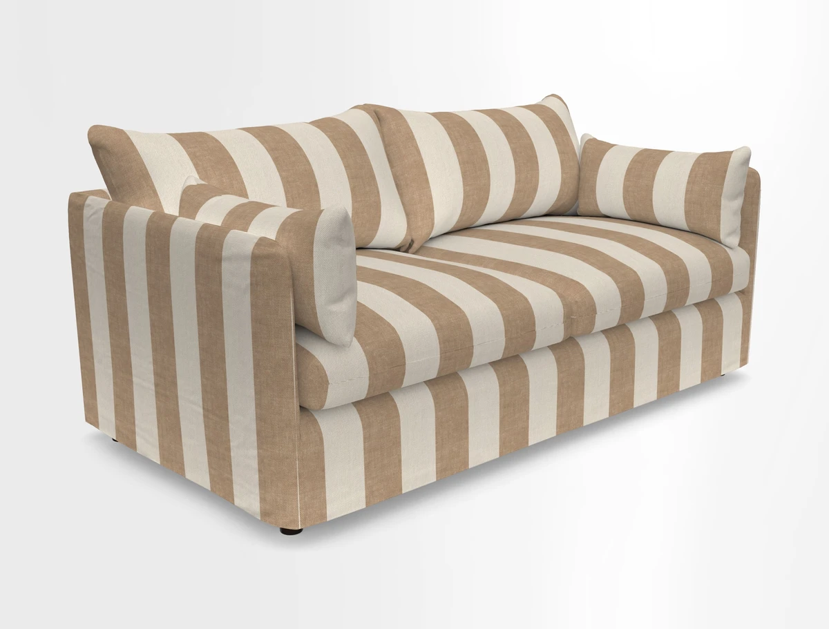 Madehurst 3 Seater Sofa in House Plain Sky. Loose cover option available