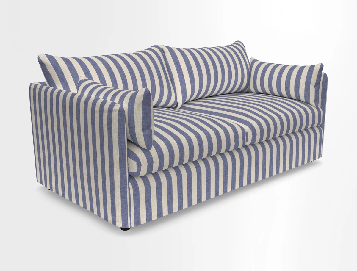 Madehurst 3 Seater Sofa in House Plain Sky. Loose cover option available