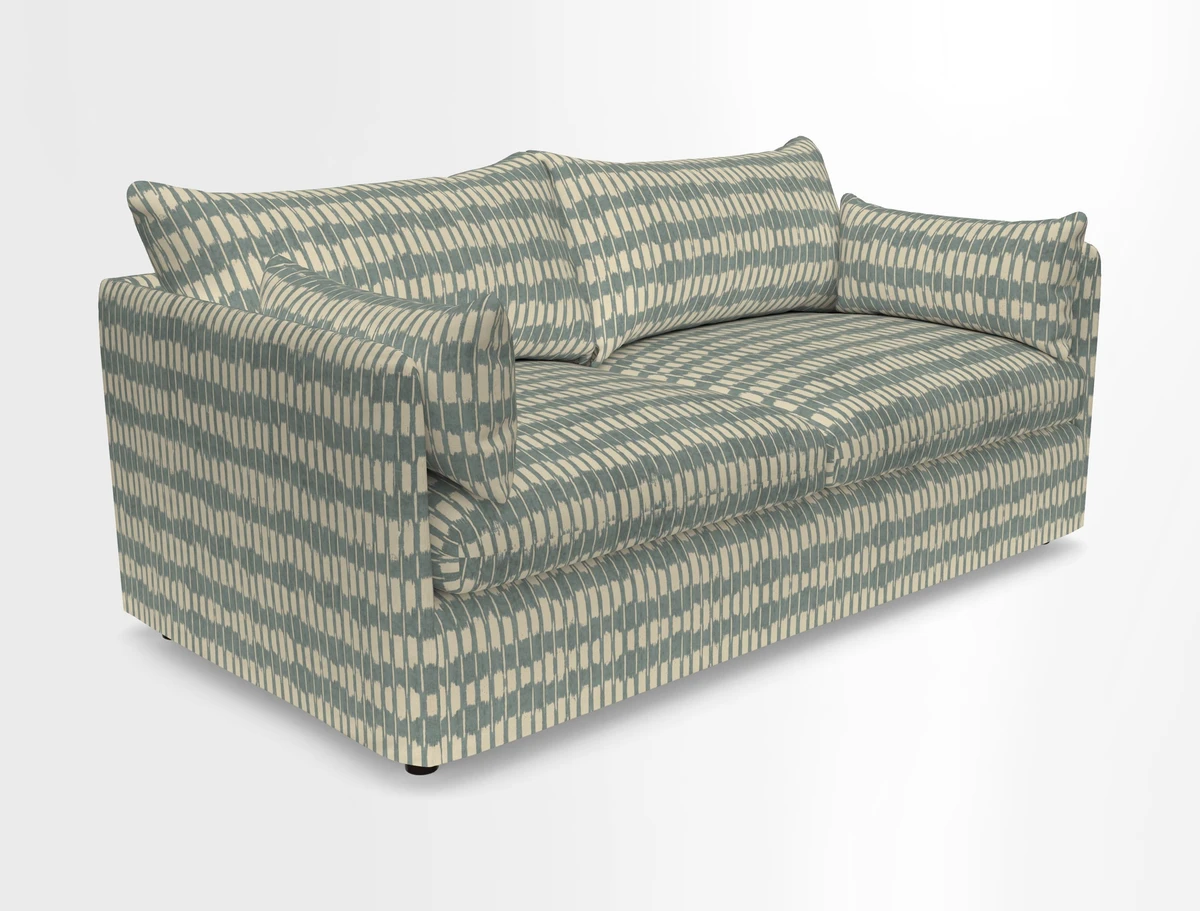 Madehurst 3 Seater Sofa in House Plain Sky. Loose cover option available
