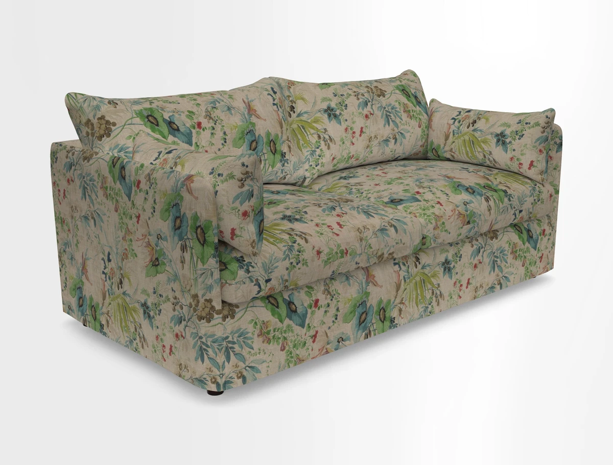 Madehurst 3 Seater Sofa in House Plain Sky. Loose cover option available