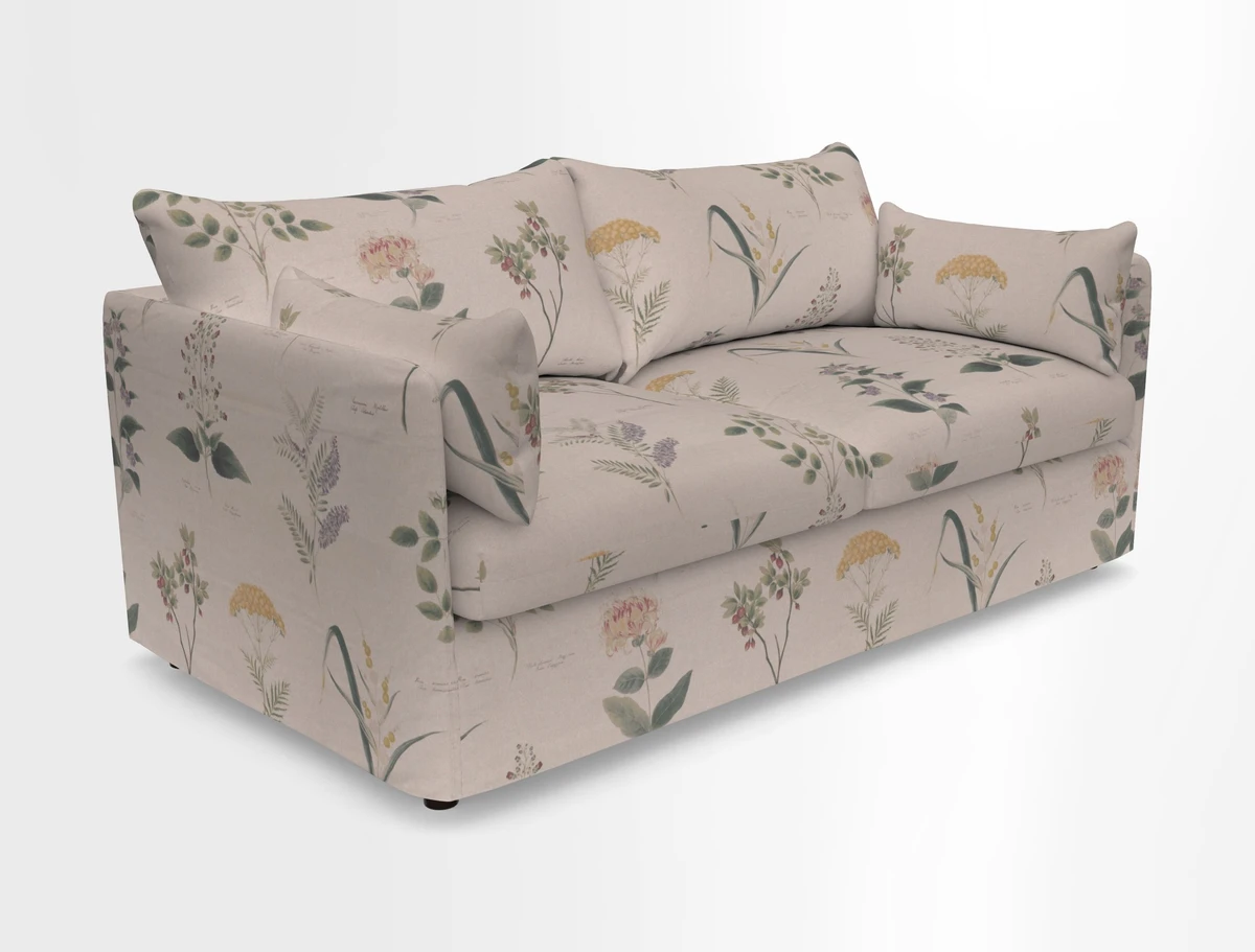 Madehurst 3 Seater Sofa in House Plain Sky. Loose cover option available
