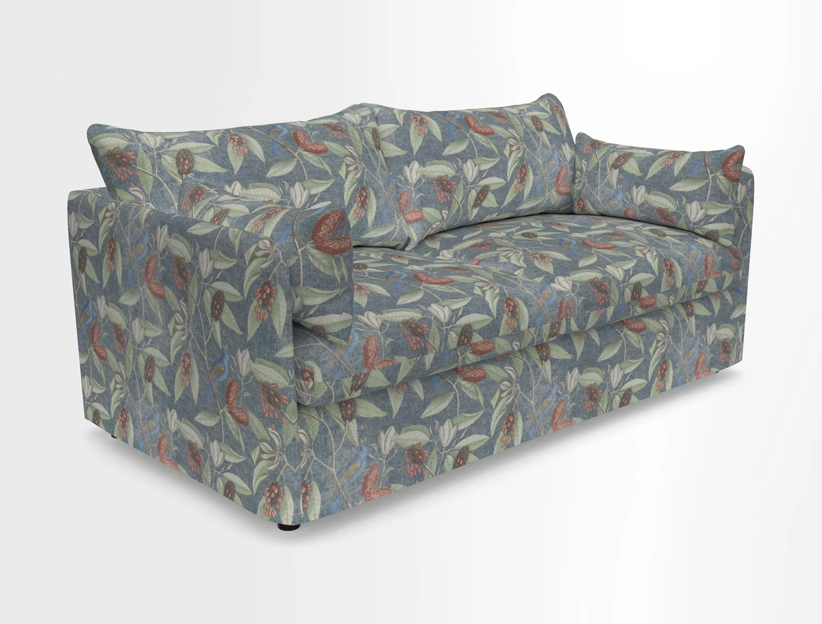 Madehurst 3 Seater Sofa in House Plain Sky. Loose cover option available