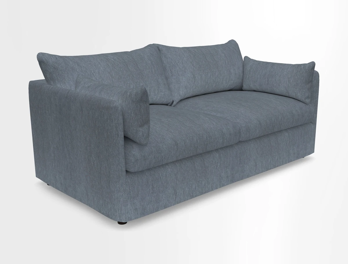 Madehurst 3 Seater Sofa in House Plain Sky. Loose cover option available