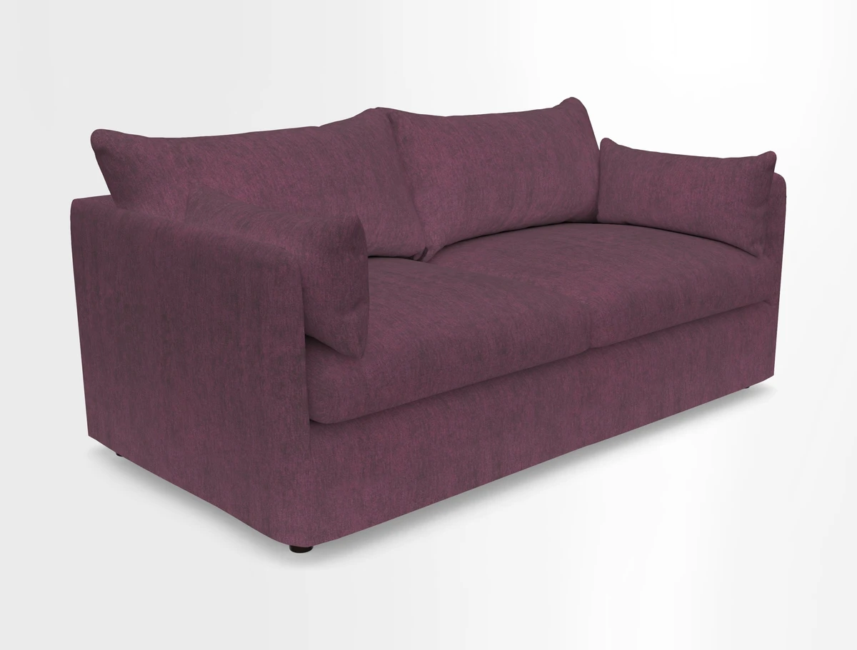 Madehurst 3 Seater Sofa in House Plain Sky. Loose cover option available