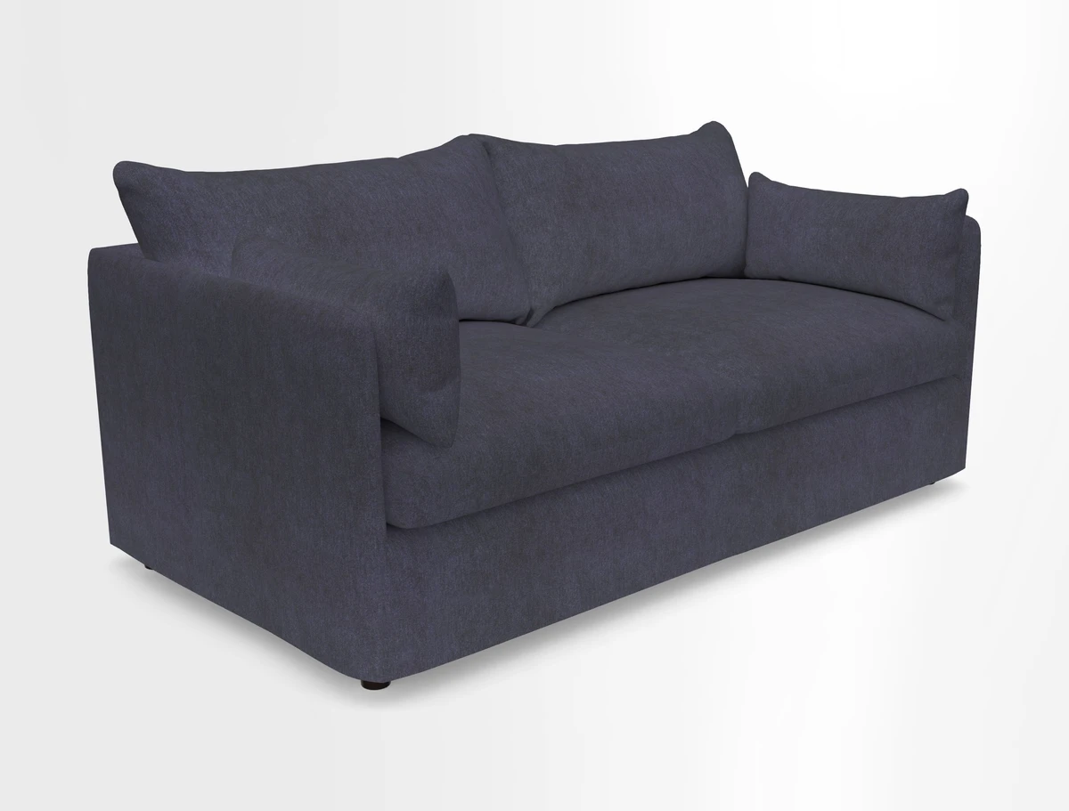 Madehurst 3 Seater Sofa in House Plain Sky. Loose cover option available