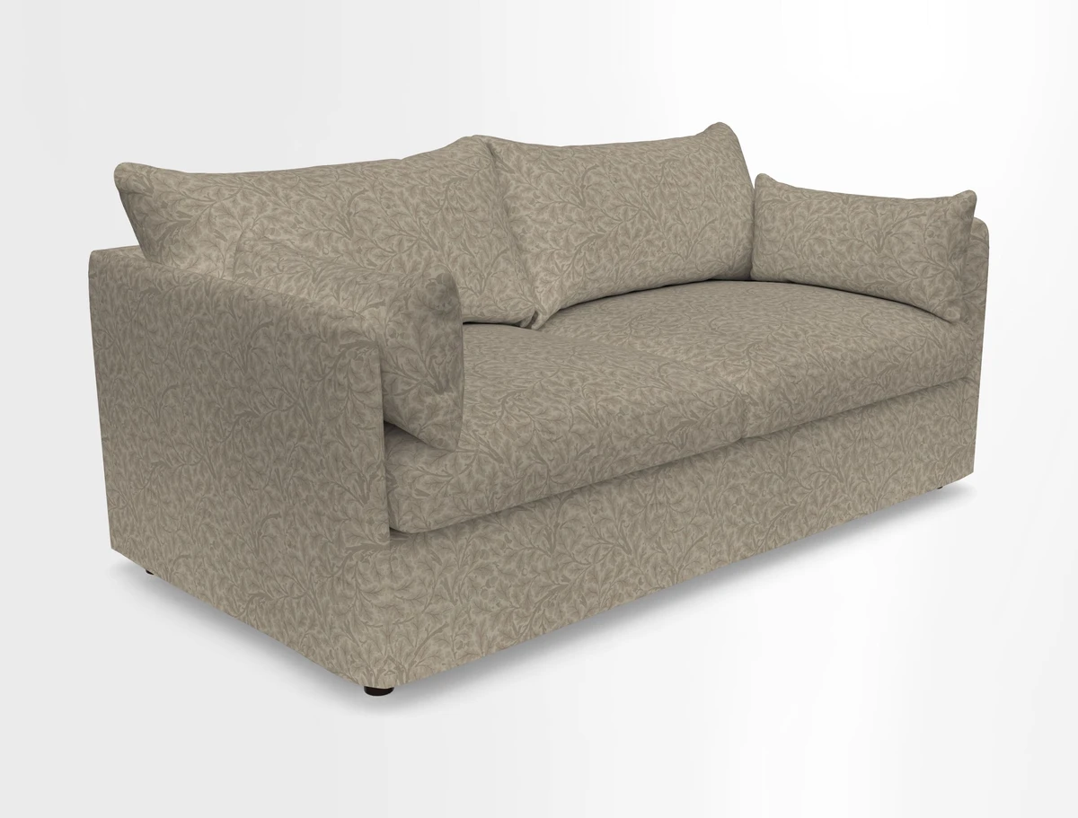 Madehurst 3 Seater Sofa in House Plain Sky. Loose cover option available
