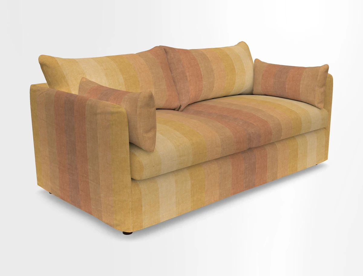 Madehurst 3 Seater Sofa in House Plain Sky. Loose cover option available
