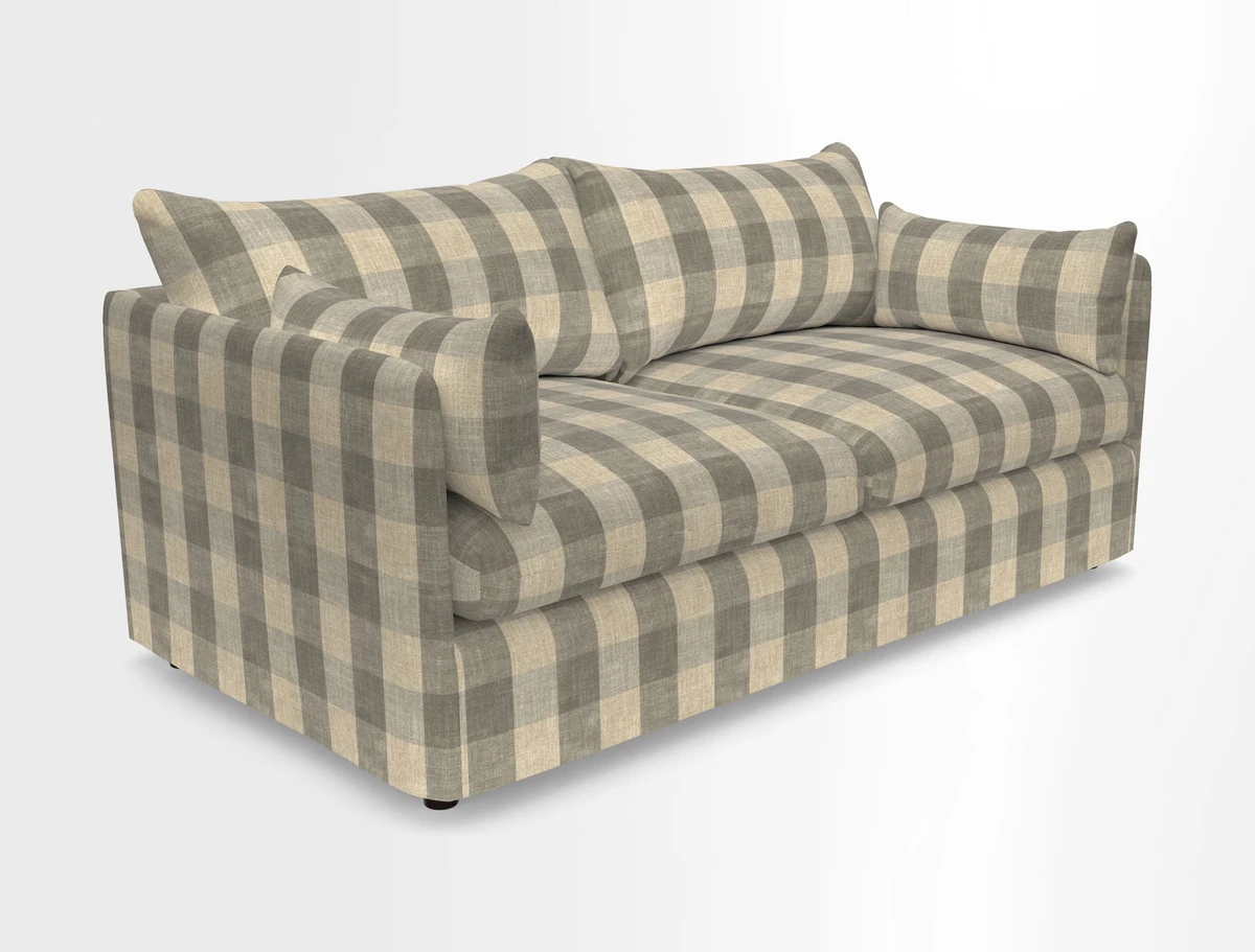Madehurst 3 Seater Sofa in House Plain Sky. Loose cover option available