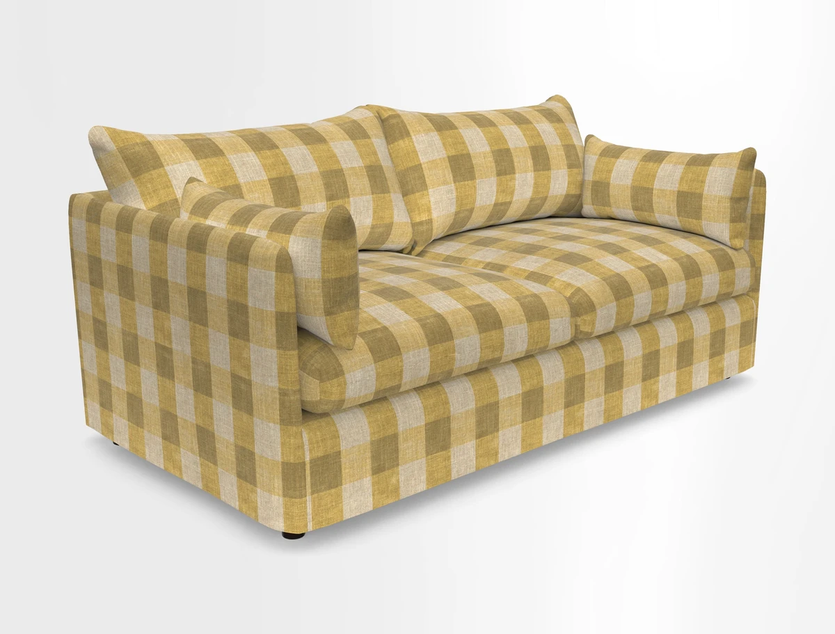 Madehurst 3 Seater Sofa in House Plain Sky. Loose cover option available