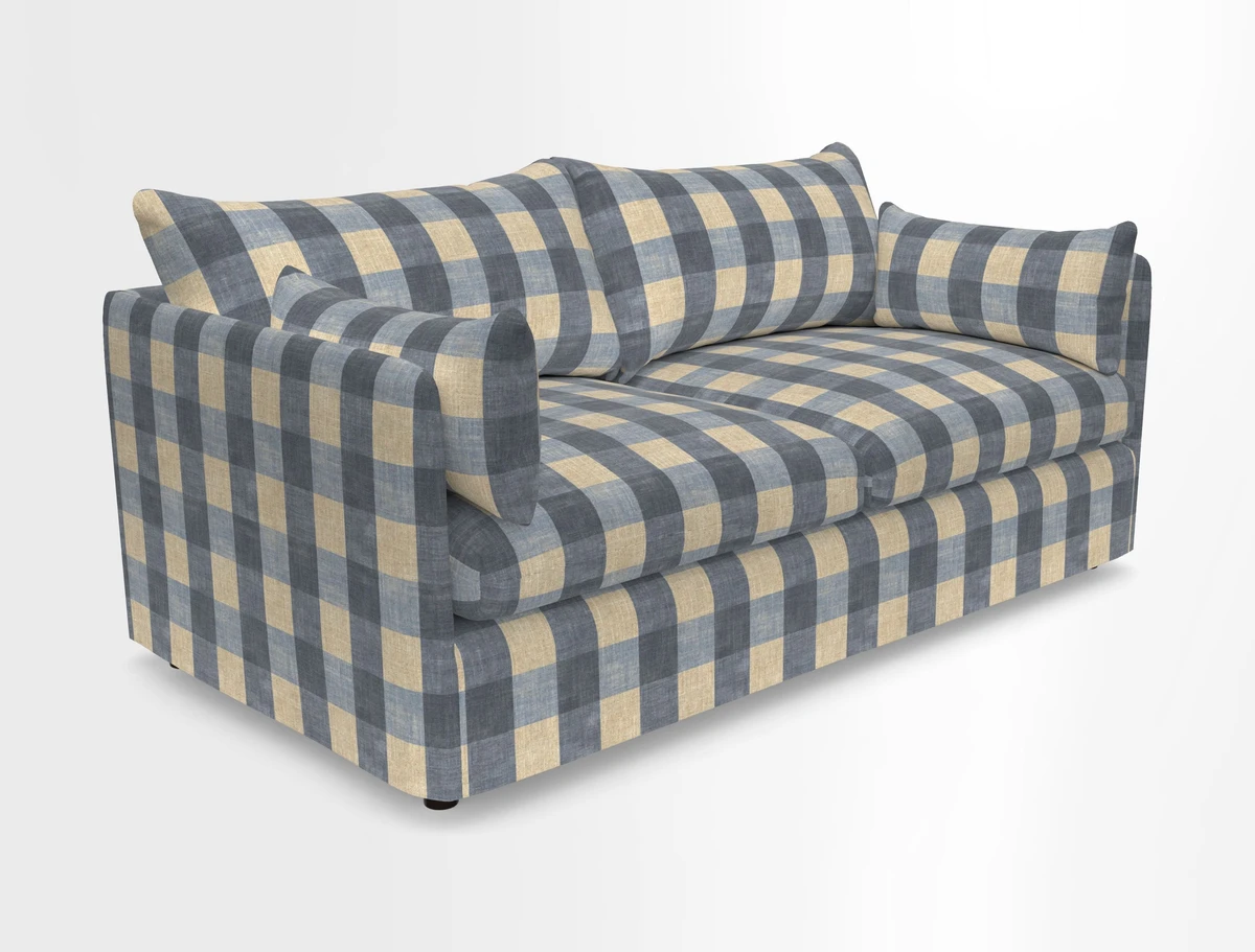 Madehurst 3 Seater Sofa in House Plain Sky. Loose cover option available