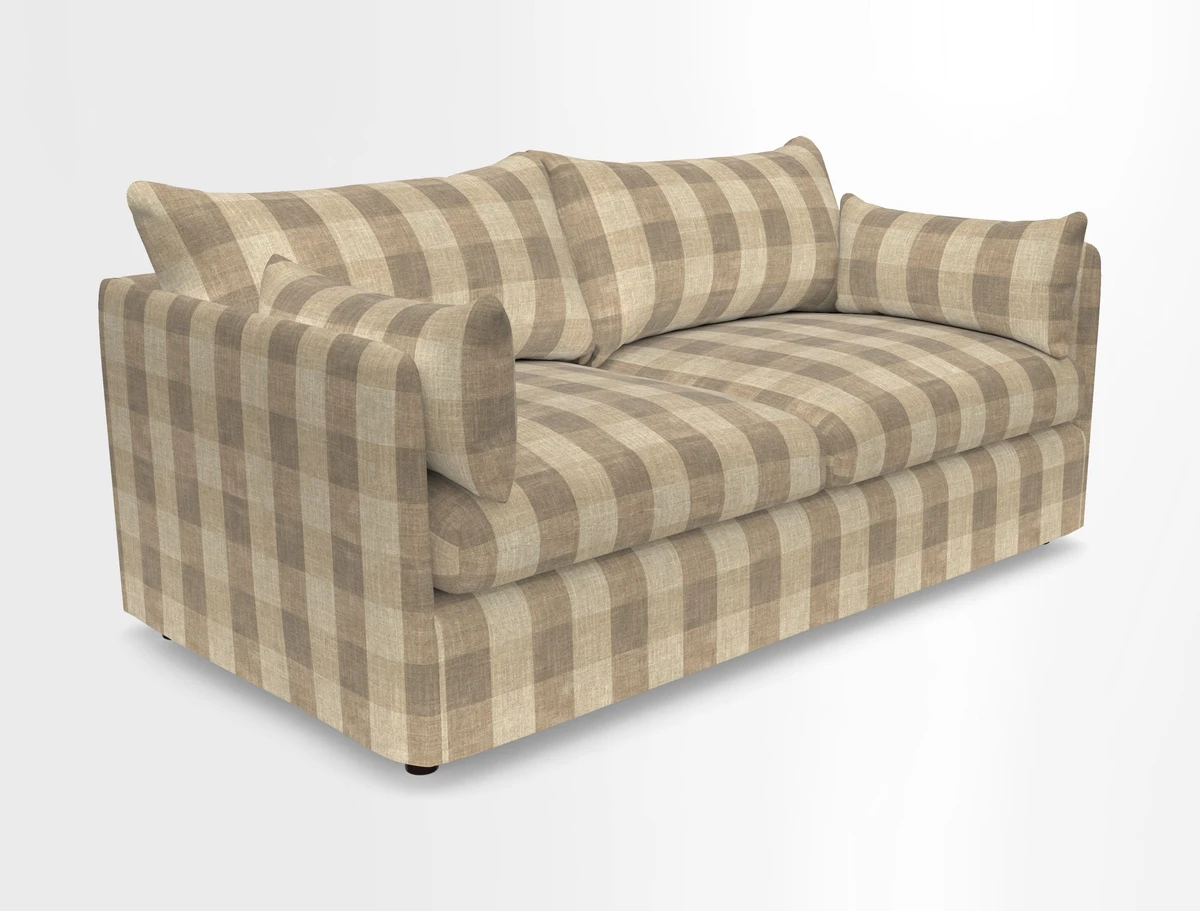 Madehurst 3 Seater Sofa in House Plain Sky. Loose cover option available