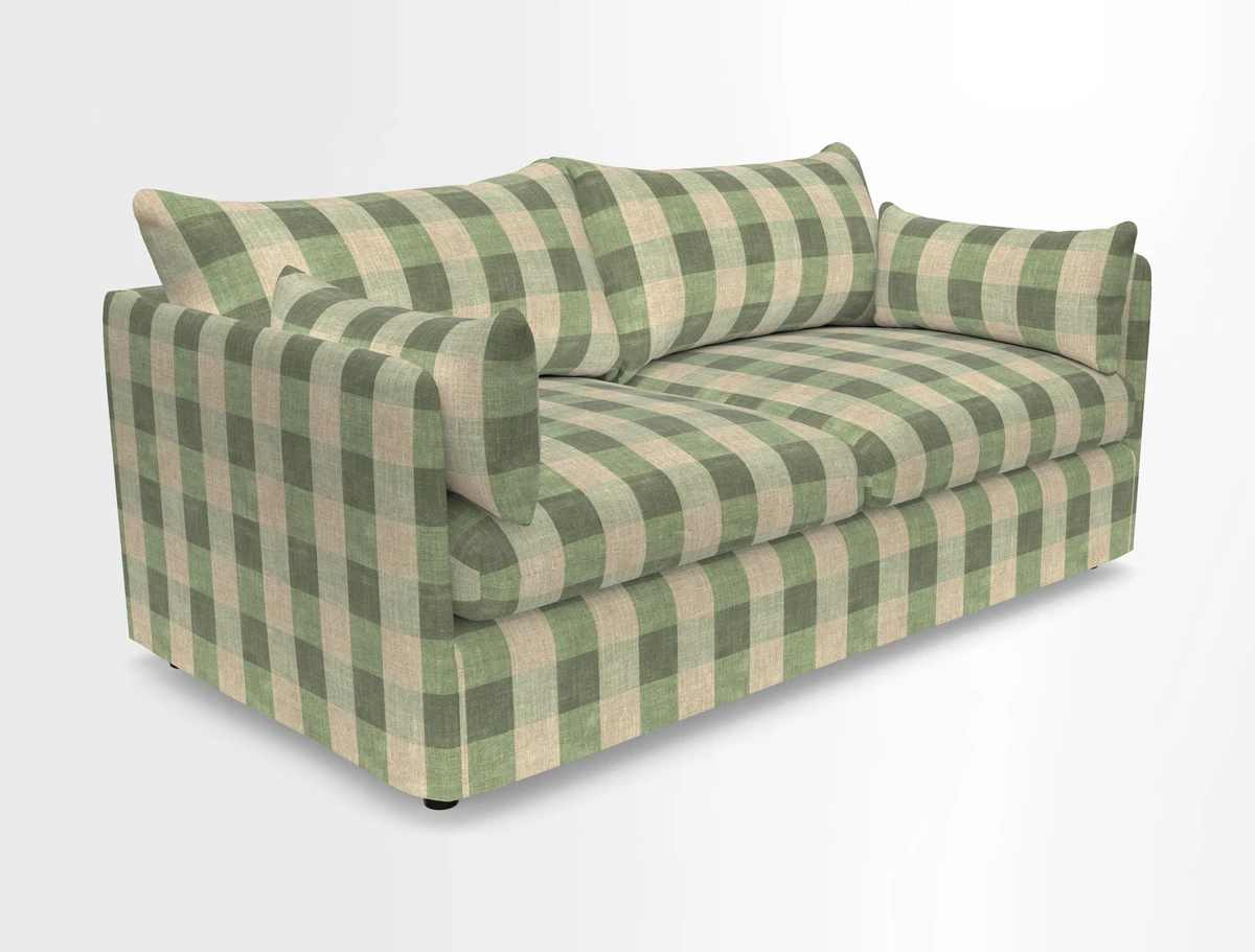 Madehurst 3 Seater Sofa in House Plain Sky. Loose cover option available