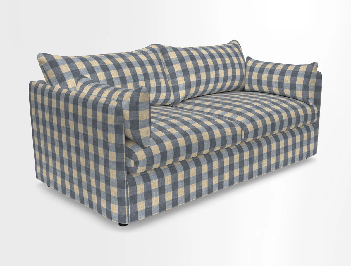 Madehurst 3 Seater Sofa in House Plain Sky. Loose cover option available