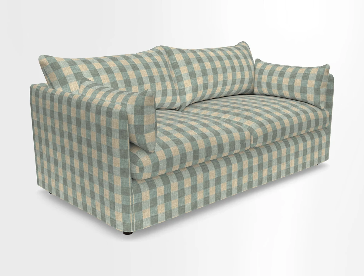 Madehurst 3 Seater Sofa in House Plain Sky. Loose cover option available