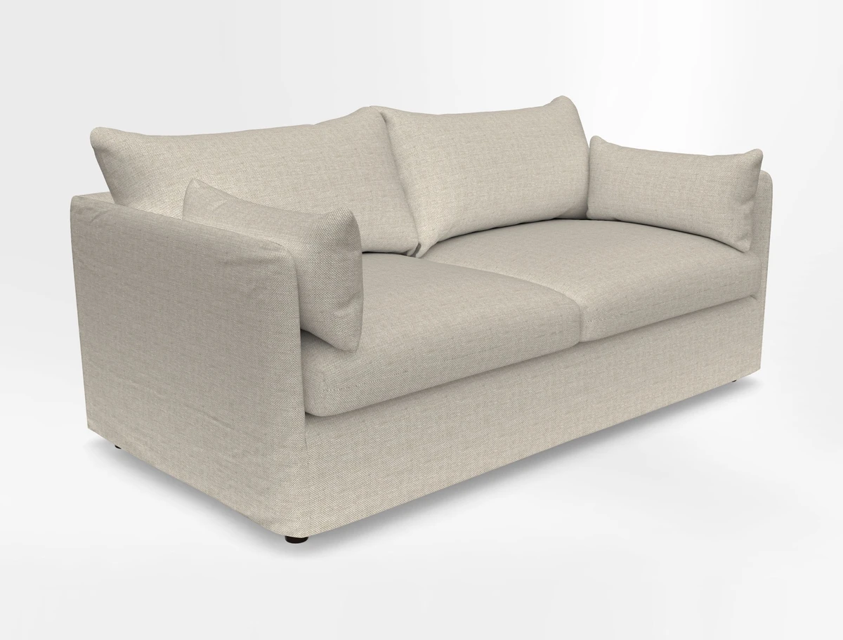 Madehurst 3 Seater Sofa in House Plain Sky. Loose cover option available