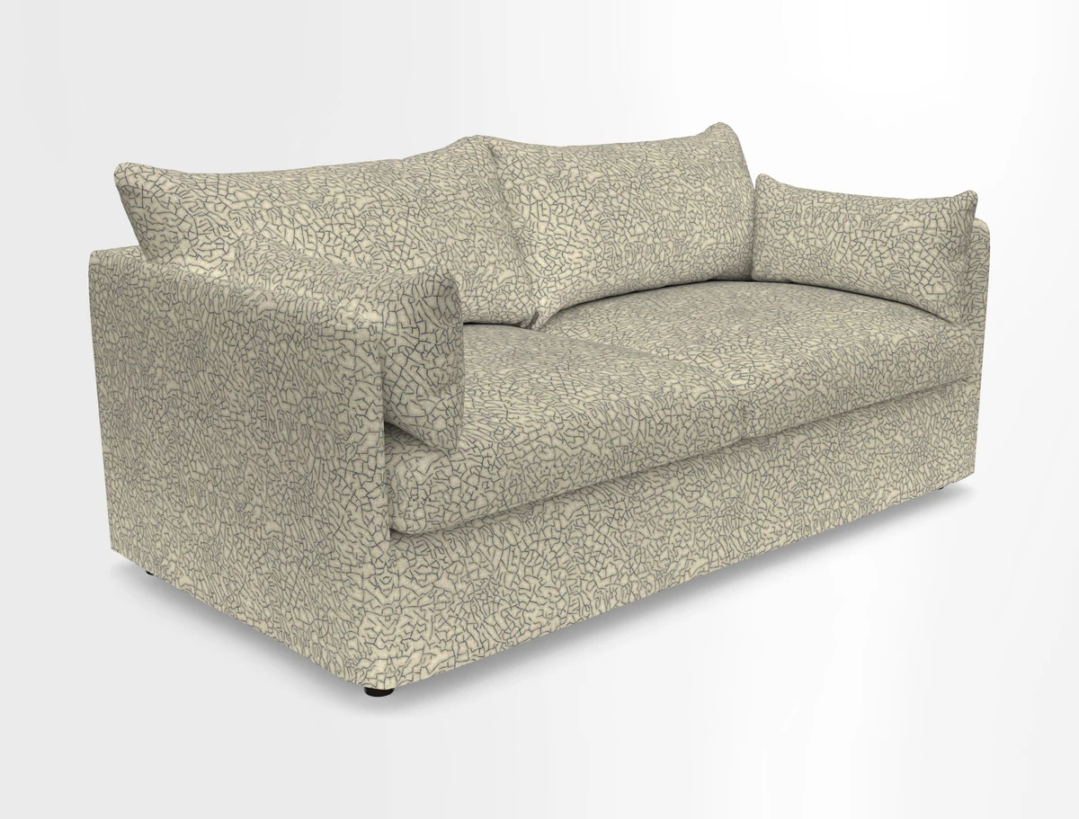 Madehurst 3 Seater Sofa in House Plain Sky. Loose cover option available