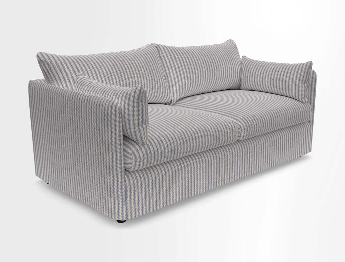 Madehurst 3 Seater Sofa in House Plain Sky. Loose cover option available