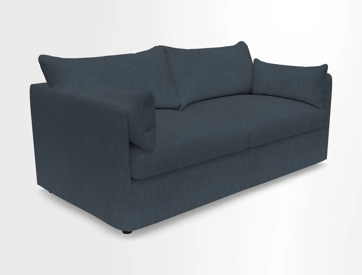 Madehurst 3 Seater Sofa in House Plain Sky. Loose cover option available