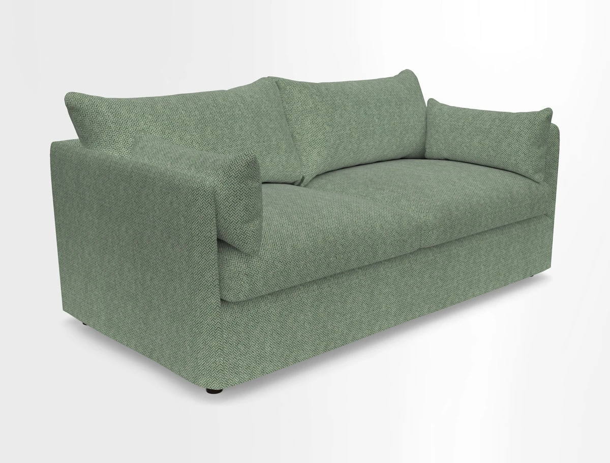 Madehurst 3 Seater Sofa in House Plain Sky. Loose cover option available