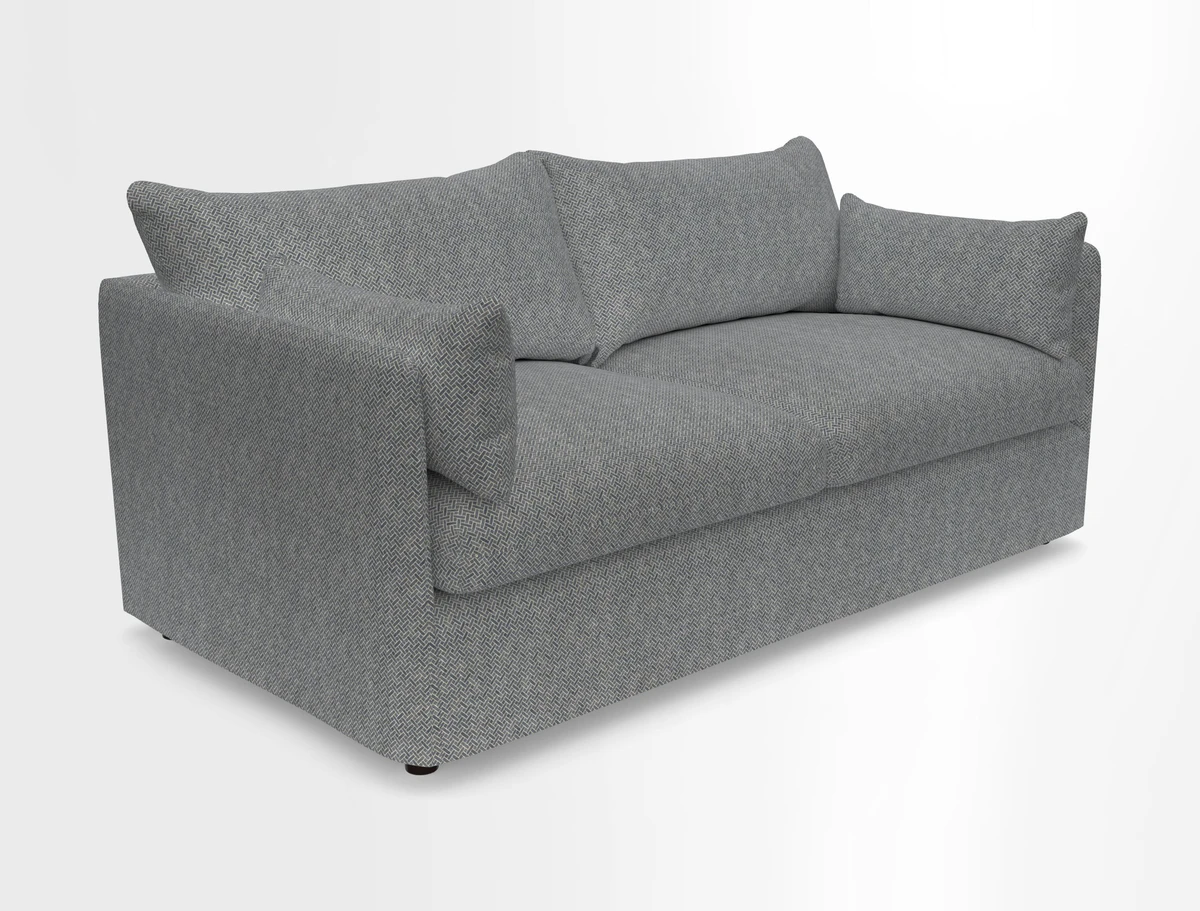 Madehurst 3 Seater Sofa in House Plain Sky. Loose cover option available
