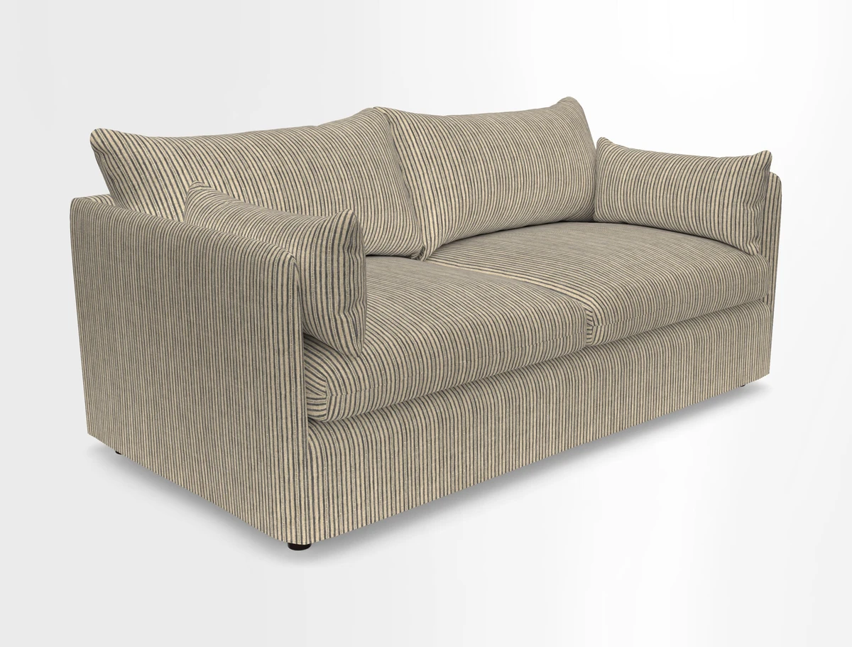 Madehurst 3 Seater Sofa in House Plain Sky. Loose cover option available