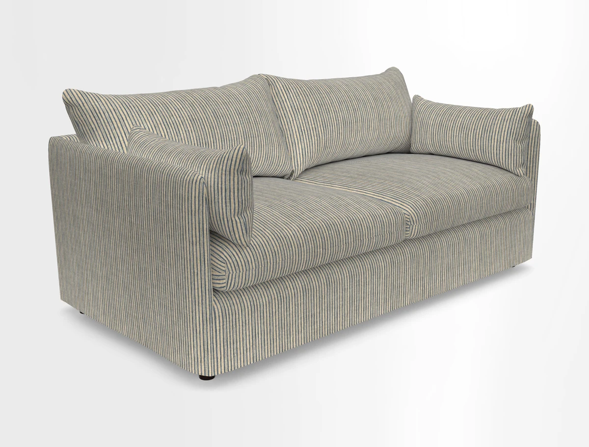 Madehurst 3 Seater Sofa in House Plain Sky. Loose cover option available